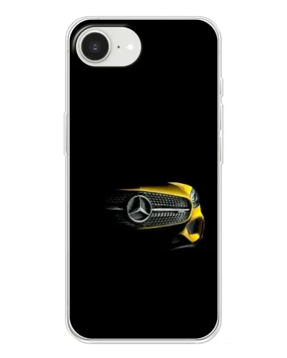 Чехол для iPhone 16e с картинкой «Mercedes — ретро стиль»