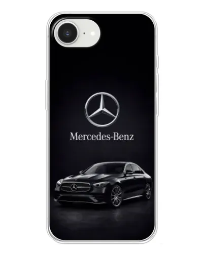 Чехол для iPhone 16e с картинкой «Mercedes — решетка радиатора»