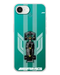 Чехол для iPhone 16e с картинкой «Mercedes AMG Petronas»