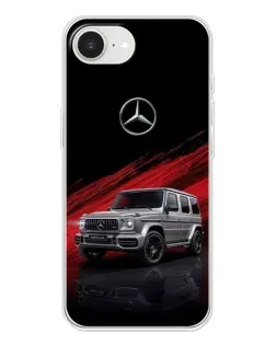 Чехол для iPhone 16e с картинкой «Mercedes G-Class красный»