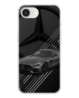 Чехол для iPhone 16e с картинкой «Mercedes AMG — графика»