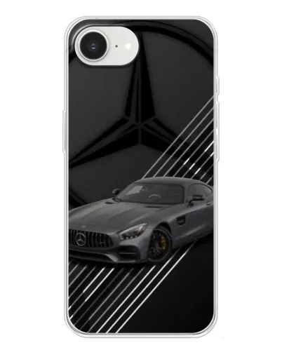Чехол для iPhone 16e с картинкой «Mercedes AMG — графика»
