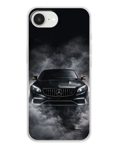 Чехол для iPhone 16e с картинкой «Mercedes в дыму»