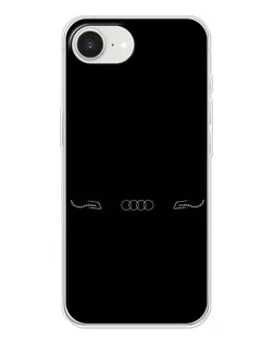 Чехол для iPhone 16e с картинкой «Audi — световой подпись»