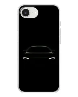 Чехол для iPhone 16e с картинкой «Взгляд Audi в темноте»
