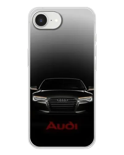 Чехол для iPhone 16e с картинкой «Audi — градиентный контур» Чехол для iPhone 16e с картинкой «Audi — градиентный контур»