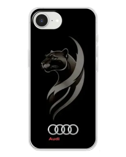 Чехол для iPhone 16e с картинкой «Графика — пантера и Audi» Чехол для iPhone 16e с картинкой «Графика — пантера и Audi»