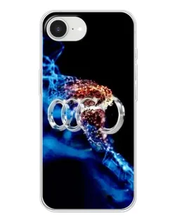 Чехол для iPhone 16e с картинкой «Энергия лого Audi»