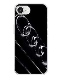 Чехол для iPhone 16e с картинкой «Audi — абстрактные кольца»