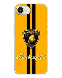 Чехол для iPhone 16e с картинкой «Lamborghini Stripe желтый» Чехол для iPhone 16e с картинкой «Lamborghini Stripe желтый»