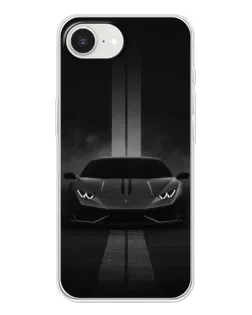 Чехол для iPhone 16e с картинкой «Lamborghini симметрия дорог»