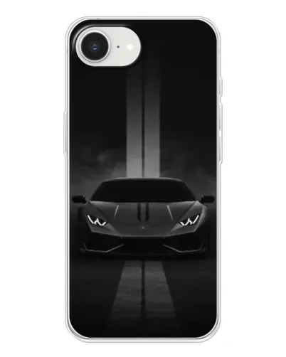 Чехол для iPhone 16e с картинкой «Lamborghini симметрия дорог»