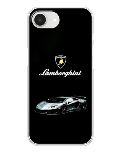 Чехол для iPhone 16e с картинкой «Логотип Lamborghini классика»