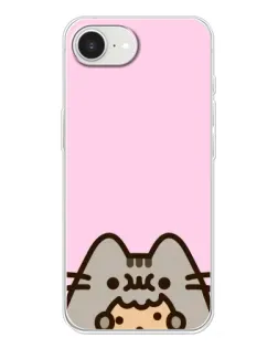 Чехол для iPhone 16e с картинкой «Pusheen и печенье» Чехол для iPhone 16e с картинкой «Pusheen и печенье»
