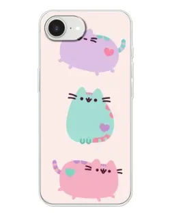 Чехол для iPhone 16e с картинкой «Pusheen трио»