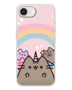 Чехол для iPhone 16e с картинкой «Единорог Pusheen»