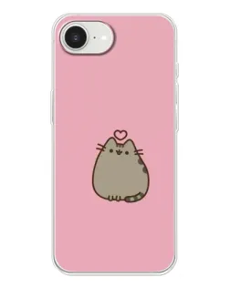 Чехол для iPhone 16e с картинкой «Pusheen сердце»