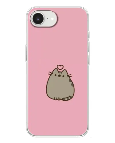 Чехол для iPhone 16e с картинкой «Pusheen сердце»