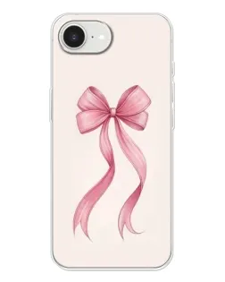 Чехол для iPhone 16e с картинкой «Розовый бант»