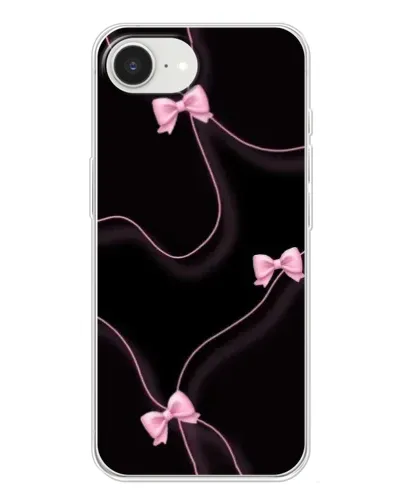 Чехол для iPhone 16e с картинкой «Розовые ленты» Чехол для iPhone 16e с картинкой «Розовые ленты»