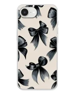 Чехол для iPhone 16e с картинкой «Банты Coquette»