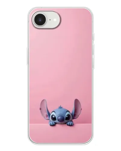Чехол для iPhone 16e с картинкой «Stitch выглядывает» Чехол для iPhone 16e с картинкой «Stitch выглядывает»