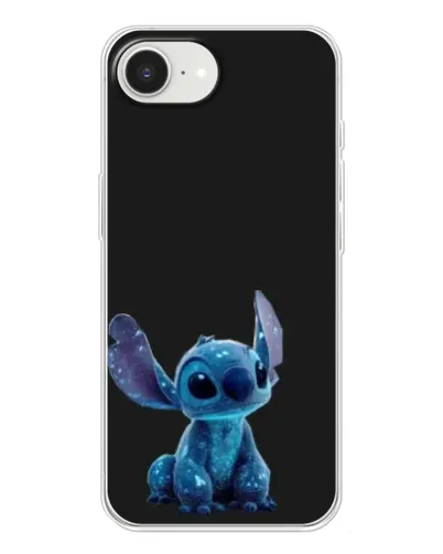 Чехол для iPhone 16e с картинкой «Стич на черном» Чехол для iPhone 16e с картинкой «Стич на черном»