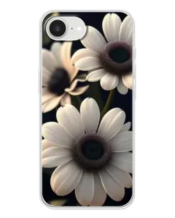 Чехол для iPhone 16e с картинкой «Белые маргаритки макро»