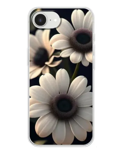 Чехол для iPhone 16e с картинкой «Белые маргаритки макро»