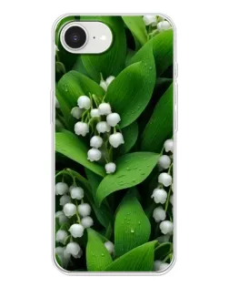Чехол для iPhone 16e с картинкой «Ландыши в зелени»