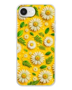 Чехол для iPhone 16e с картинкой «Ромашковое солнце»