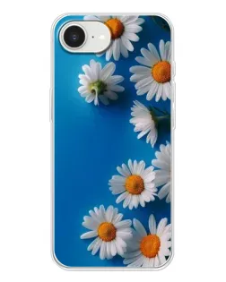 Чехол для iPhone 16e с картинкой «Белоснежные маргаритки»