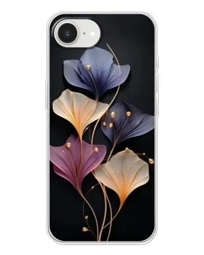 Чехол для iPhone 16e с картинкой «Лиловые цветы грации»