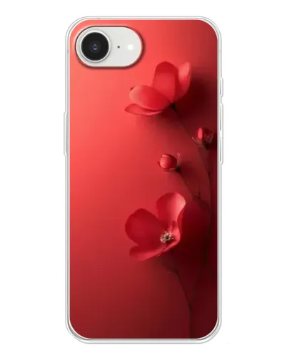 Чехол для iPhone 16e с картинкой «Маковые соцветия»