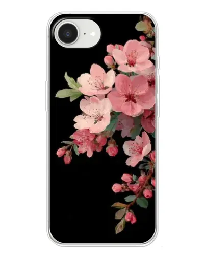 Чехол для iPhone 16e с картинкой «Розовая ветка сакуры»