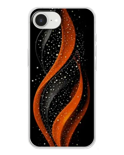 Чехол для iPhone 16e с картинкой «Огненная звездная волна»