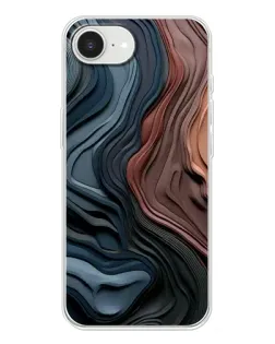 Чехол для iPhone 16e с картинкой «Цветные волны каньона»