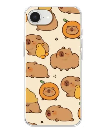 Чехол для iPhone 16e с картинкой «Капибары с апельсинами» Чехол для iPhone 16e с картинкой «Капибары с апельсинами»