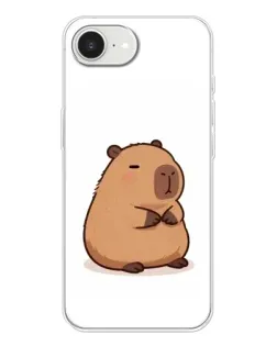 Чехол для iPhone 16e с картинкой «Толстенькая капибара»