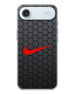 Чехол для iPhone 17 Air с картинкой «Nike — карбоновая сетка»