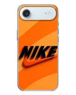 Чехол для iPhone 17 Air с картинкой «Оранжевый драйв Nike»