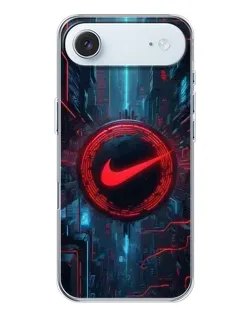 Чехол для iPhone 17 Air с картинкой «Техногенный стиль Nike»