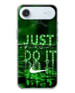 Чехол для iPhone 17 Air с картинкой «Зеленый неоновый Nike»