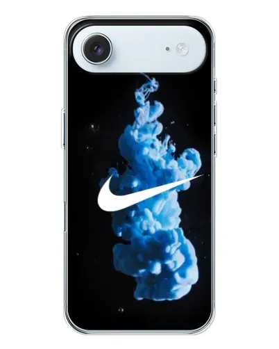 Чехол для iPhone 17 Air с картинкой «Nike и синий дым» Чехол для iPhone 17 Air с картинкой «Nike и синий дым»
