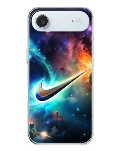 Чехол для iPhone 17 Air с картинкой «Космический Nike Swoosh» Чехол для iPhone 17 Air с картинкой «Космический Nike Swoosh»