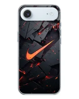 Чехол для iPhone 17 Air с картинкой «Nike — эффект разломов»