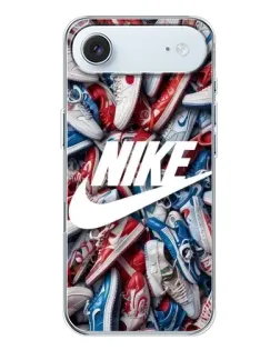 Чехол для iPhone 17 Air с картинкой «Коллаж кроссовок Найк»