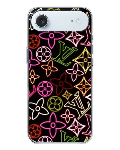 Чехол для iPhone 17 Air с картинкой «Неоновый микс Nike»