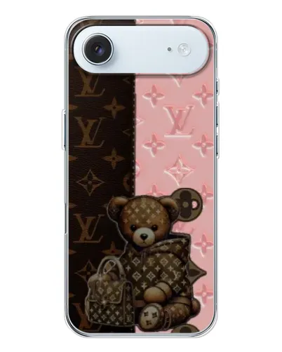 Чехол для iPhone 17 Air с картинкой «Мишка в стиле LV»
