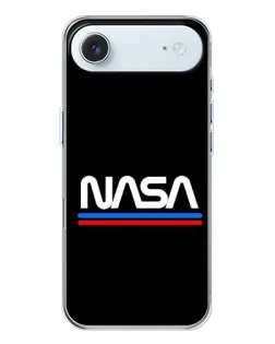 Чехол для iPhone 17 Air с картинкой «NASA — классика Red Blue»